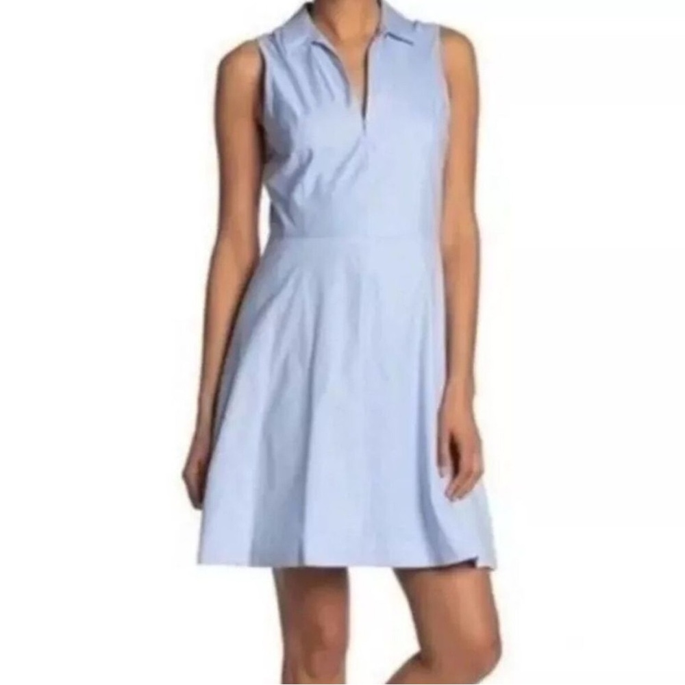 Theory Sleeveless Blue Dress
